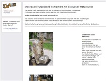 Tablet Screenshot of grabsteine-unikate.eu